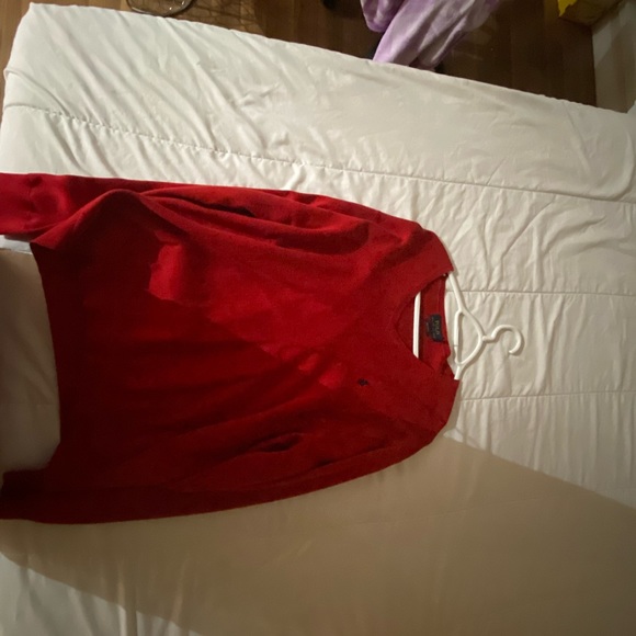 Ralph Lauren Pima Cotton V-Neck Sweater - Picture 7 of 7